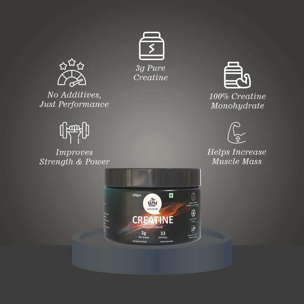 Creatine Monohydrate Powder |Boosts Energy & Endurance| 100g
