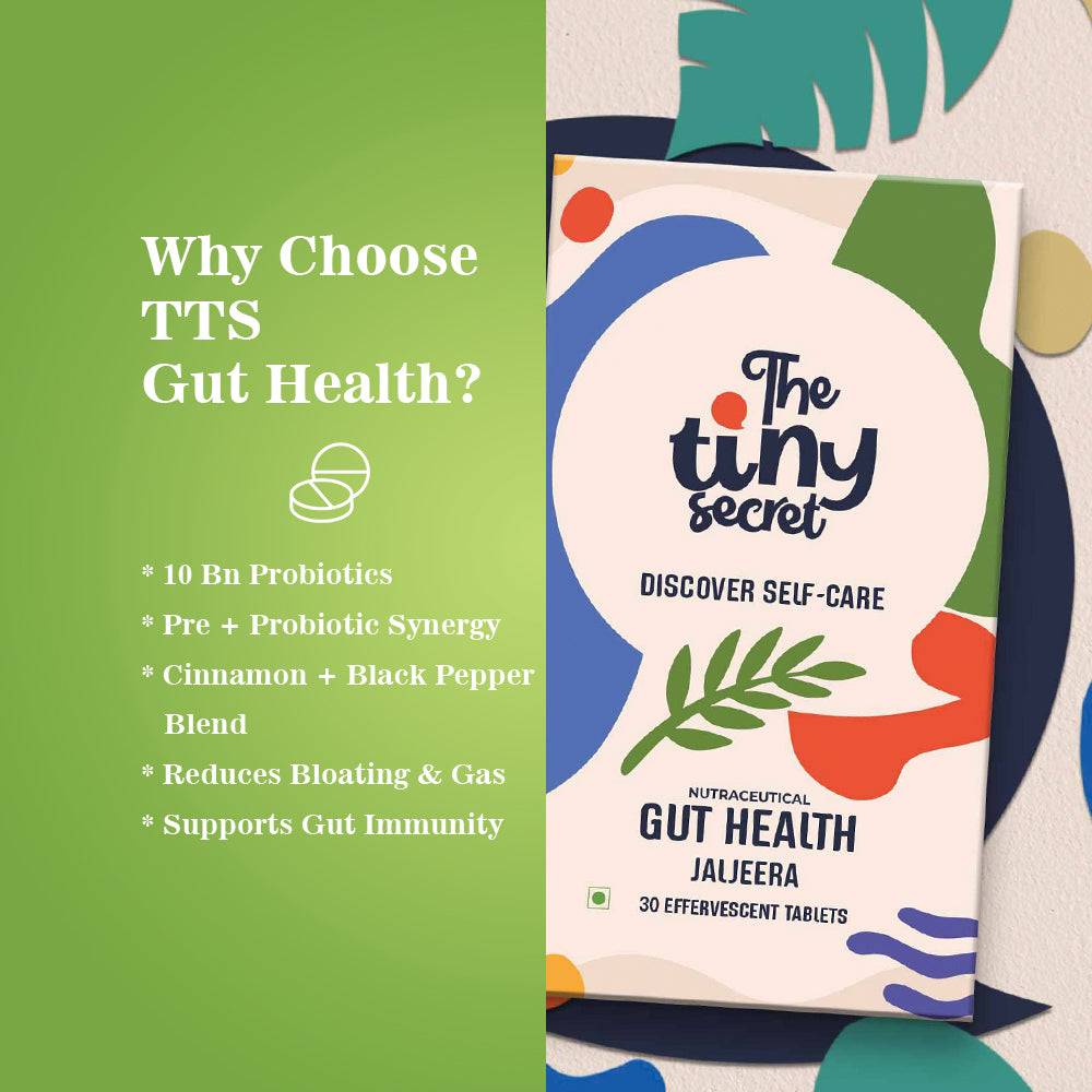 Gut Health Probiotic Tablets for Digestion & Bloating Relief