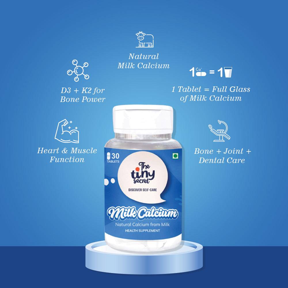 Natural Milk Calcium Tablets for Bone and Joint Health
