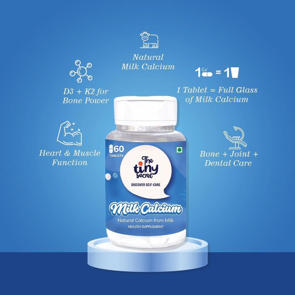 Natural Milk Calcium | Support Everyday Health | 60 Tablets