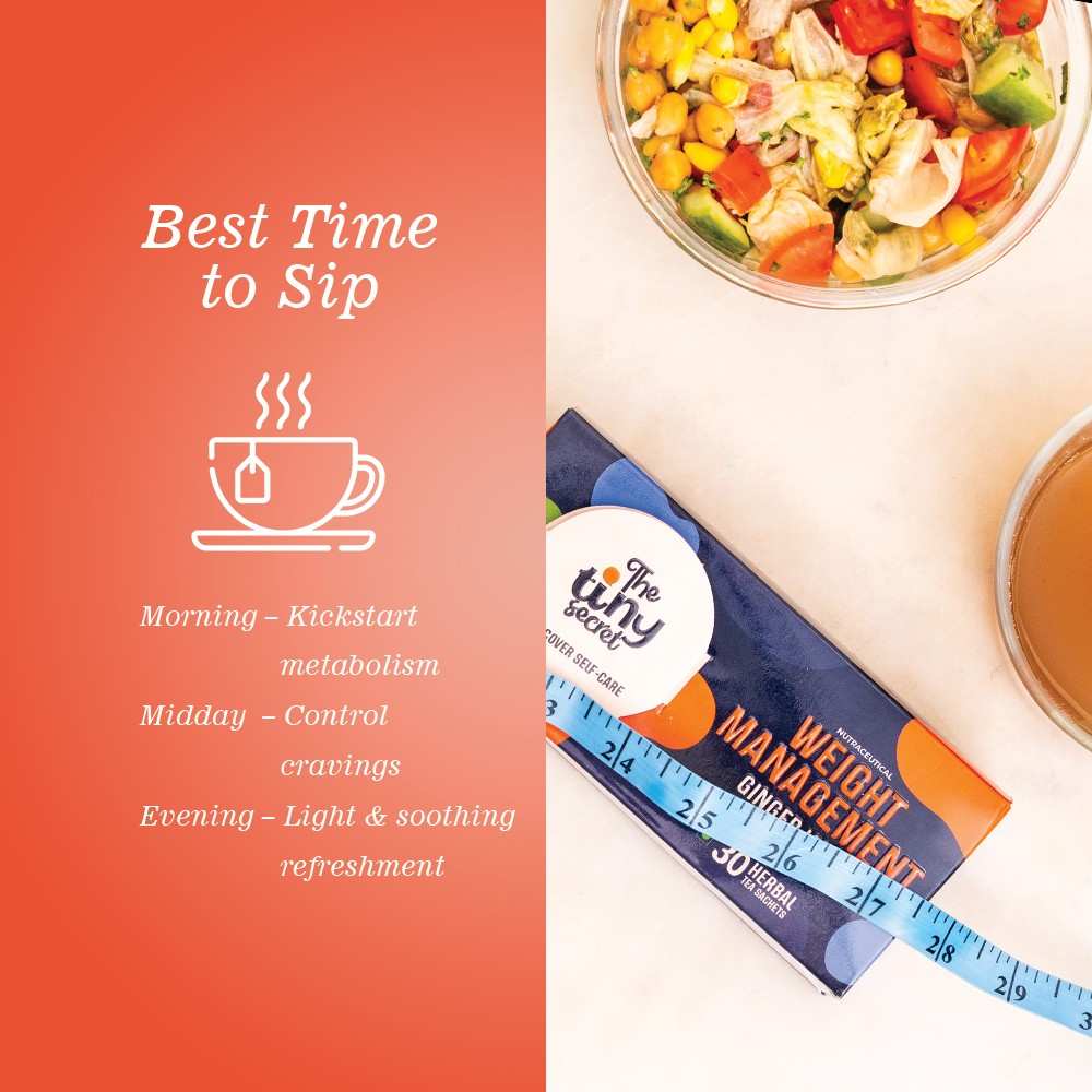 consumption of weight management tea