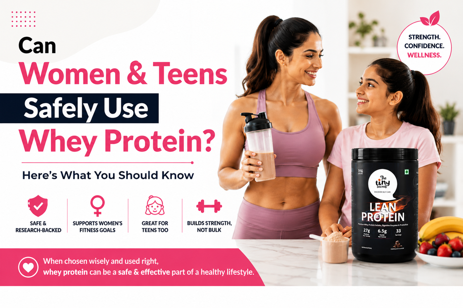 Can Women & Teens Safely Use Whey Protein? Here’s What You Should Know
