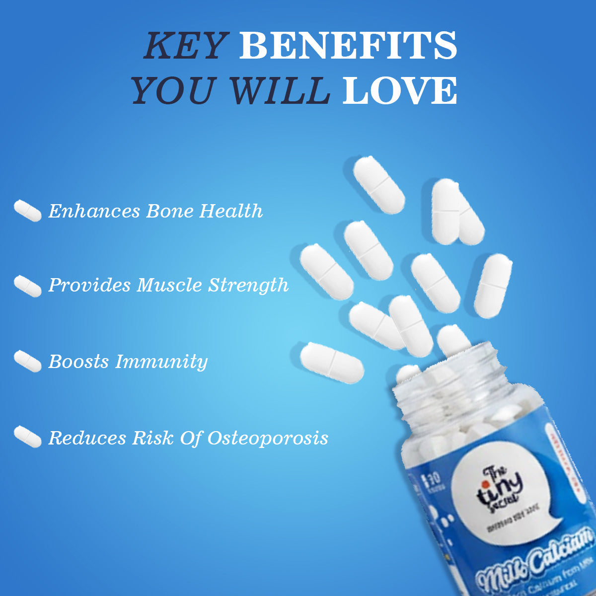 Natural Milk Calcium | Milk Calcium | The Tiny Secret