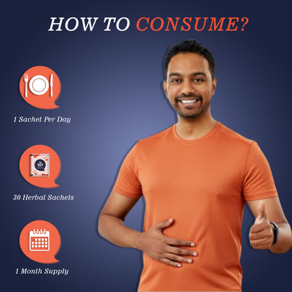 Detox Herbal Brew | Help Flush out Toxins Naturally | 30 Sachets | Pack of 1