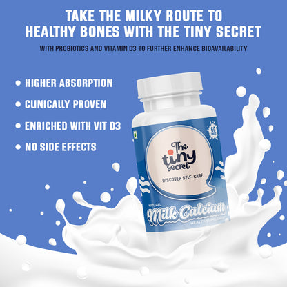 Natural Milk Calcium Tablets | 60&