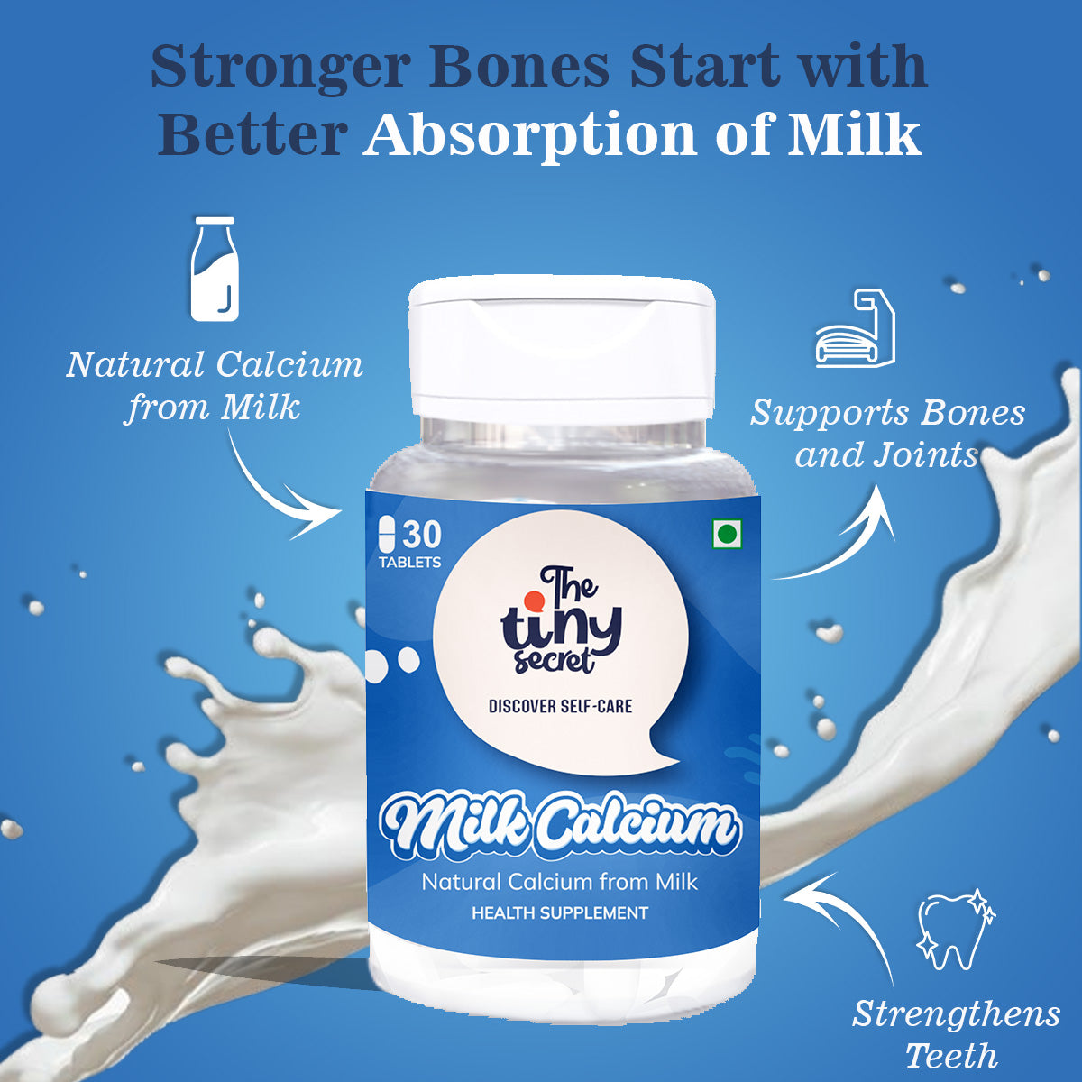 Natural Milk Calcium | Milk Calcium | The Tiny Secret