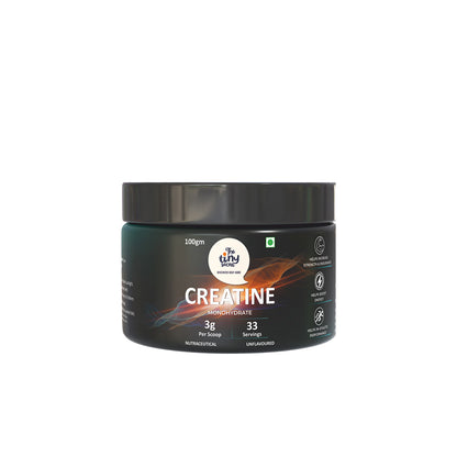 TTS Creatine Monohydrate: 100g (33 Servings) | Pure Performance Fuel