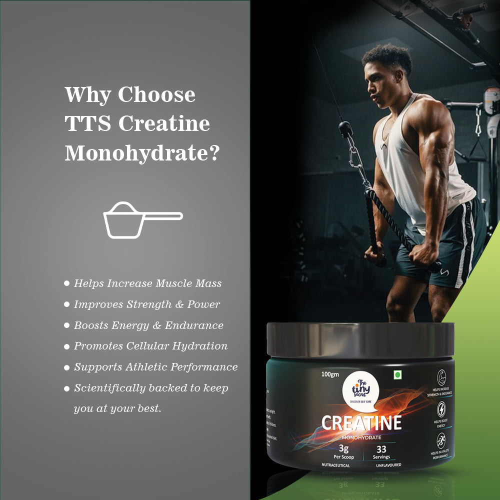 Creatine Monohydrate Powder |Boosts Energy &amp; Endurance| 100g