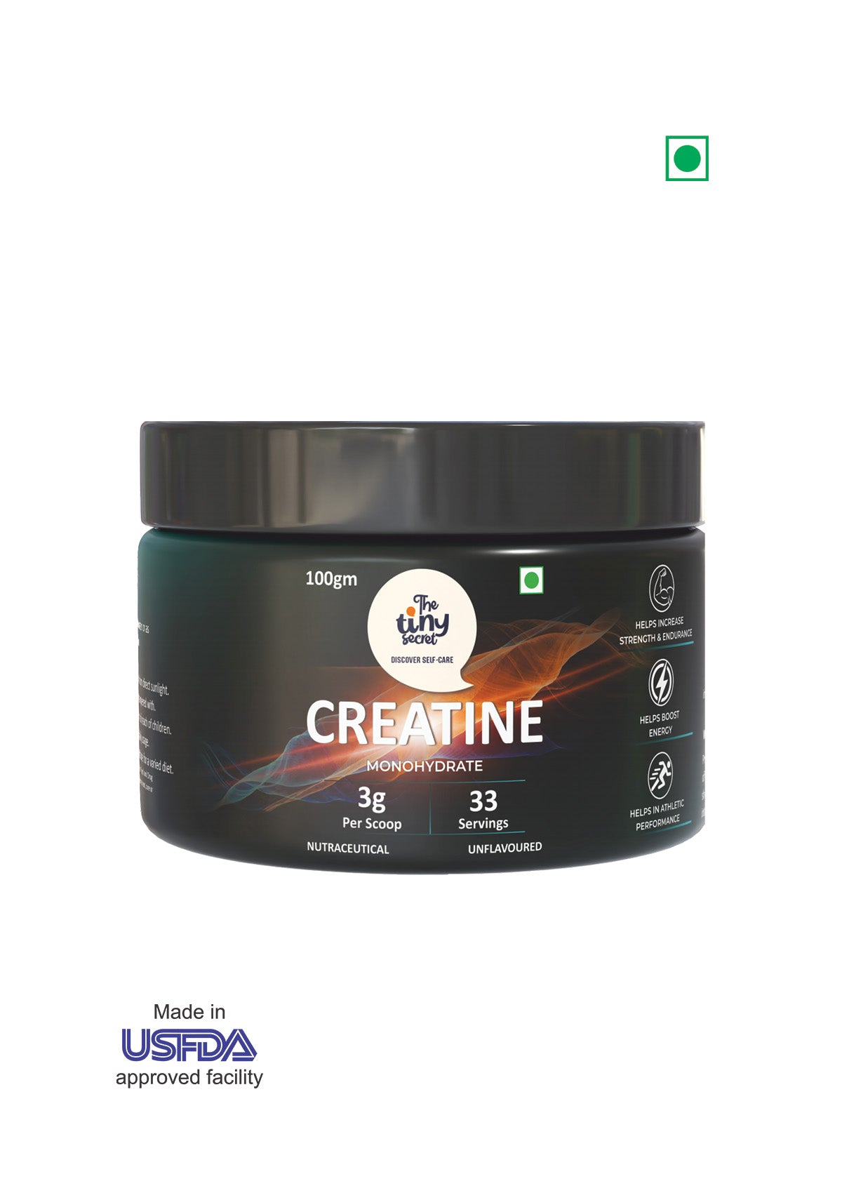 TTS Creatine Monohydrate: 100g (33 Servings) | Pure Performance Fuel