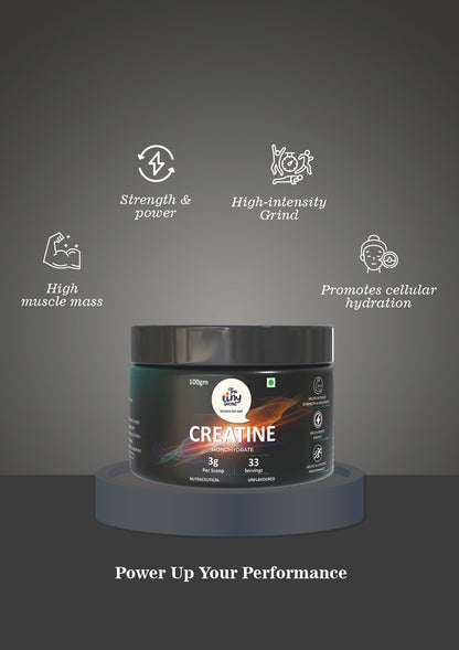 TTS Creatine Monohydrate: 100g (33 Servings) | Pure Performance Fuel