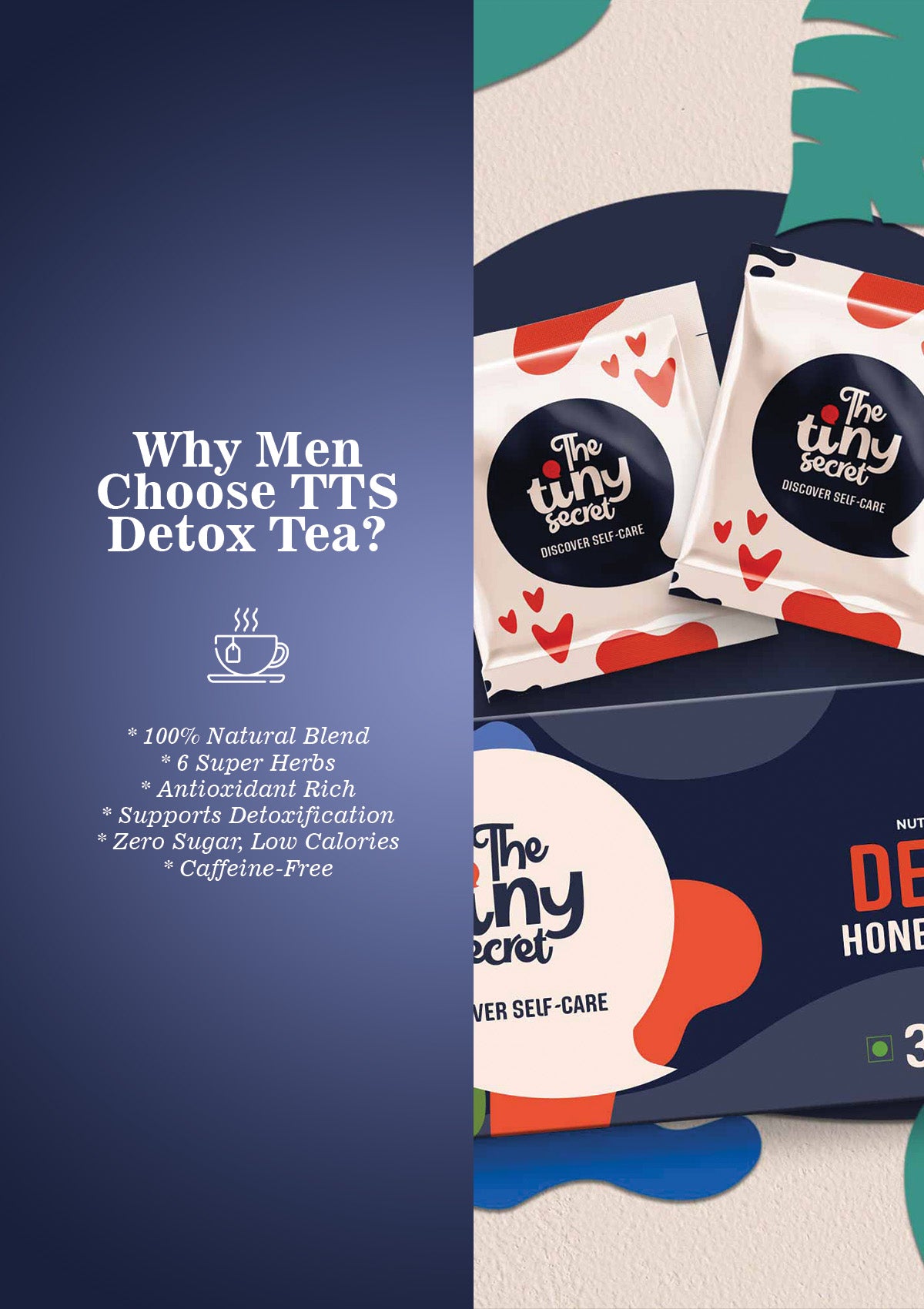 TTS Weight Management Tea | 100% Natural Detox & Metabolism Support