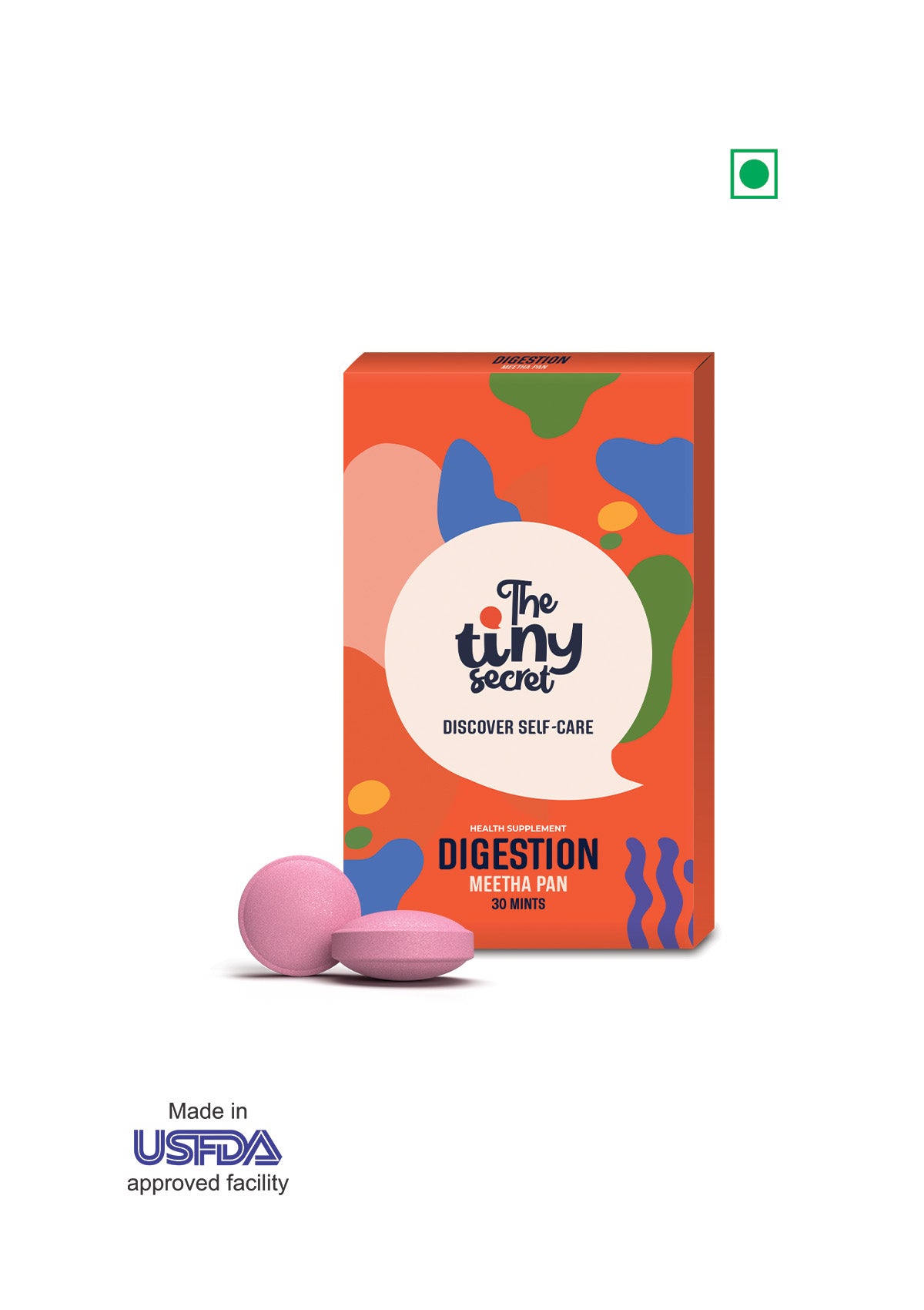 TTS Digestive Mints | Meetha Paan Flavored | 10 Billion Probiotics for Gut Health