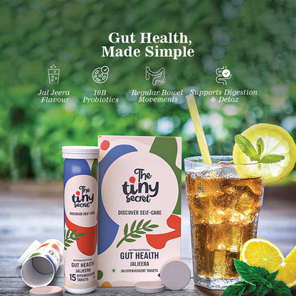 Gut Health Probiotic Effervescent Tablets | 30 Effevescent Tablets | Pack of 1