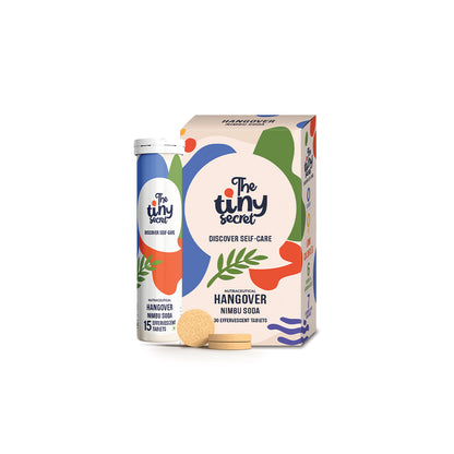 TTS Hangover Effervescent Tablets | Herbal Nimbu Soda for Recovery