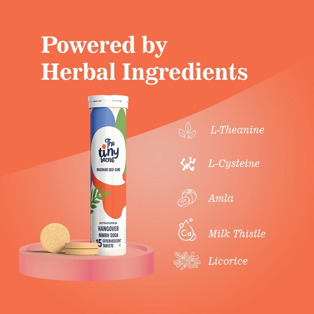 Ingredients of Hangover Tablet