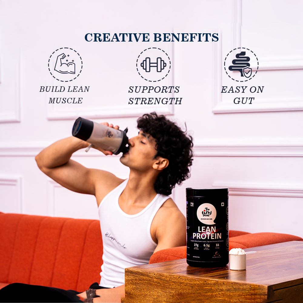 Buy Lean Protein Powder Online |  Pack Of 33 servings  | 27 Gm Protein Per Scoop