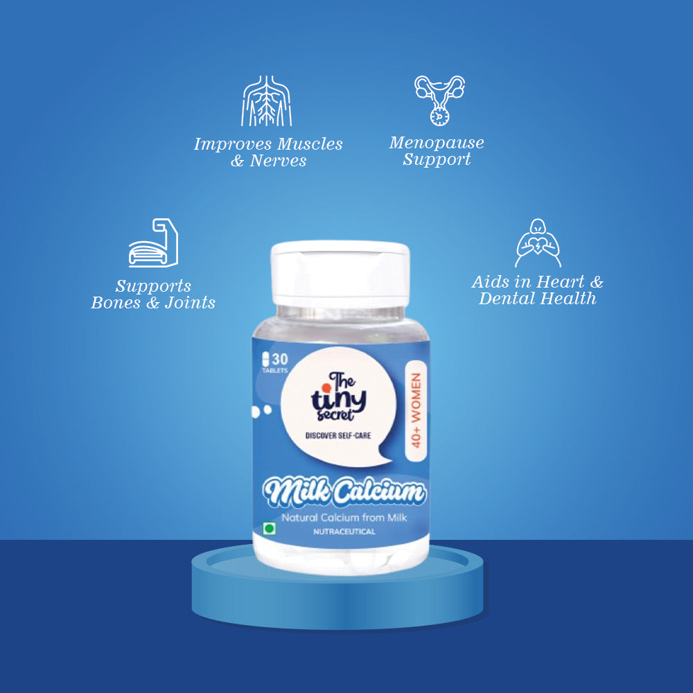 Milk Calcium Tablets for 40+ Women | Supports Bones &amp; Joints