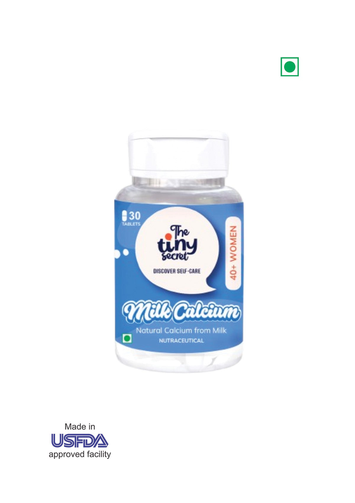 TTS Milk Calcium 40+ Women | Natural Milk Calcium | Bone, Joint & Menopause Support
