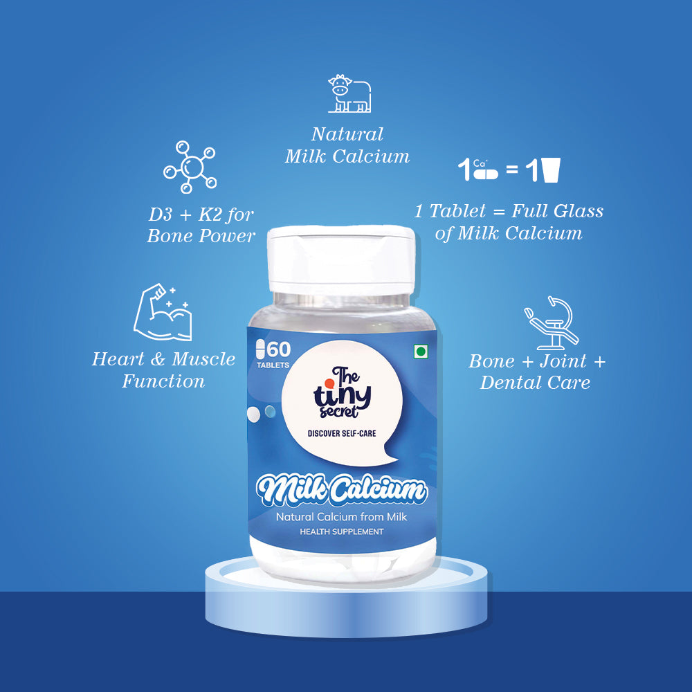 Natural Milk Calcium | Support Everyday Health | 60 Tablets