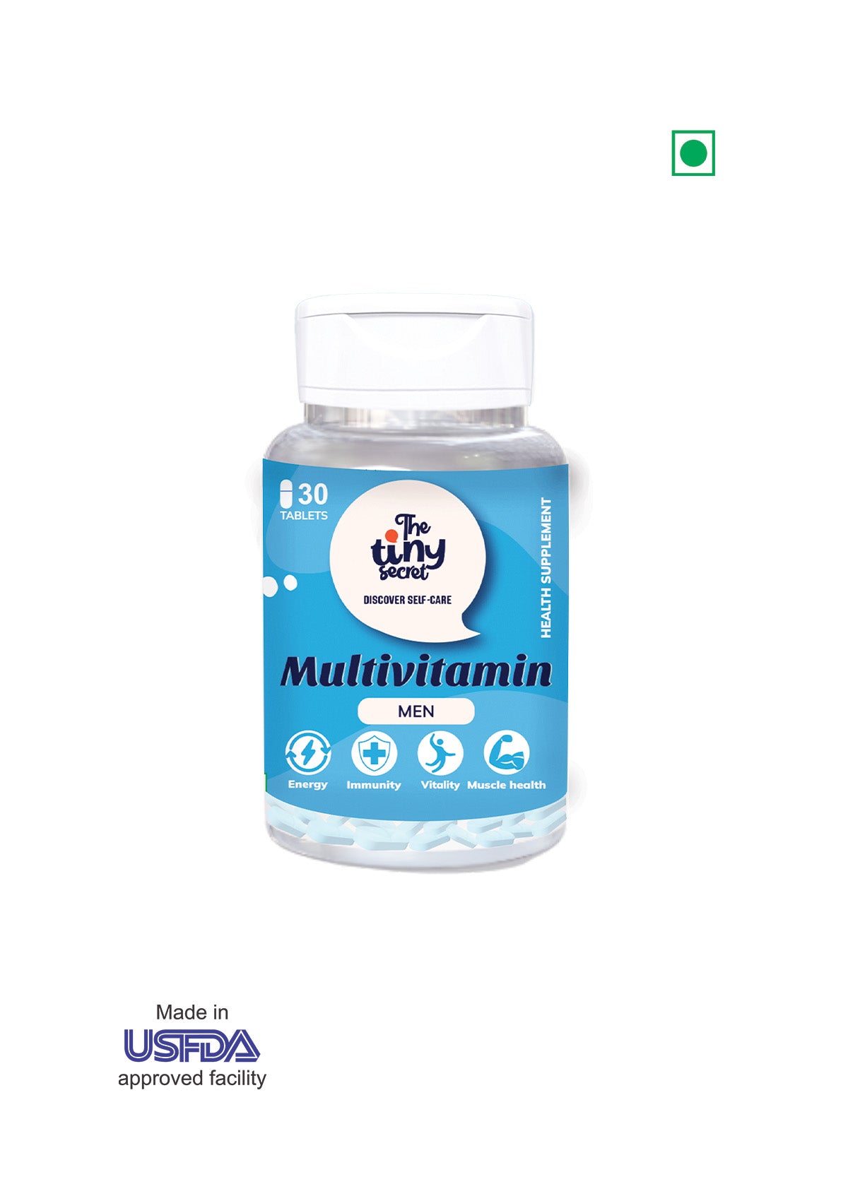 TTS Multivitamin for Men | 30 Tablets | Boosts Energy & Immunity