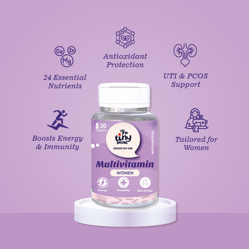 Buy Multivitamin Tablets for Women| 24 Essential Nutrients| 30 Tablets