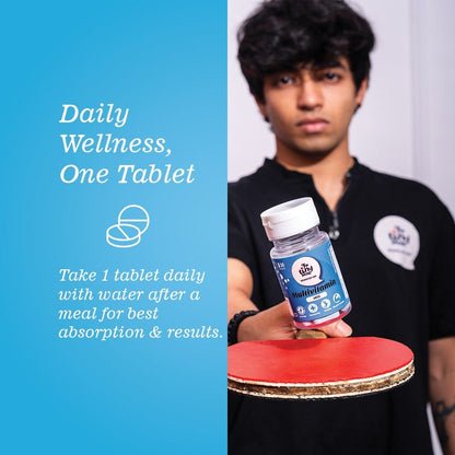 consumption of multivitamin tablet for men