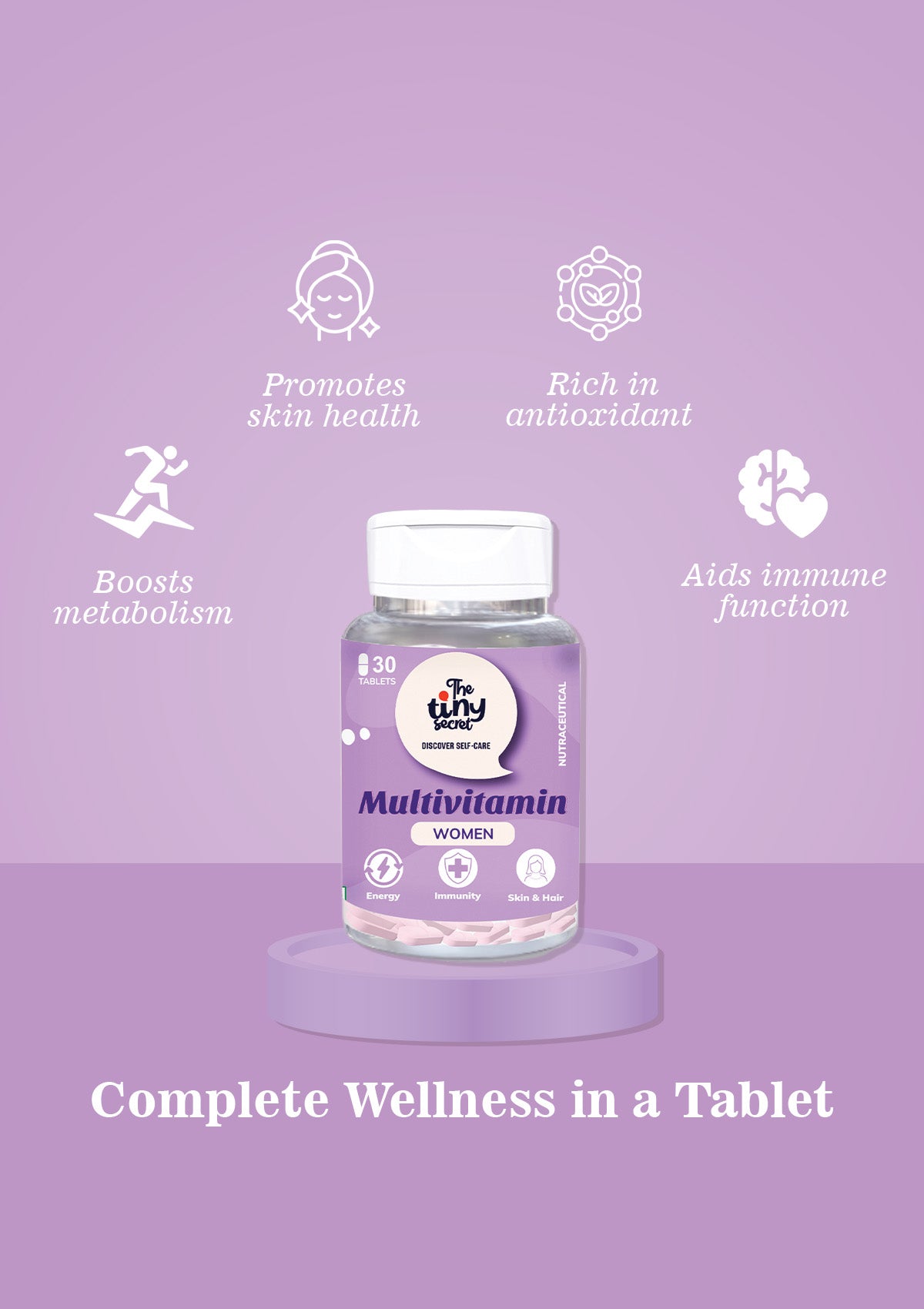 TTS Multivitamins Women | 30 Tablets | Daily Wellness Tailored for Women