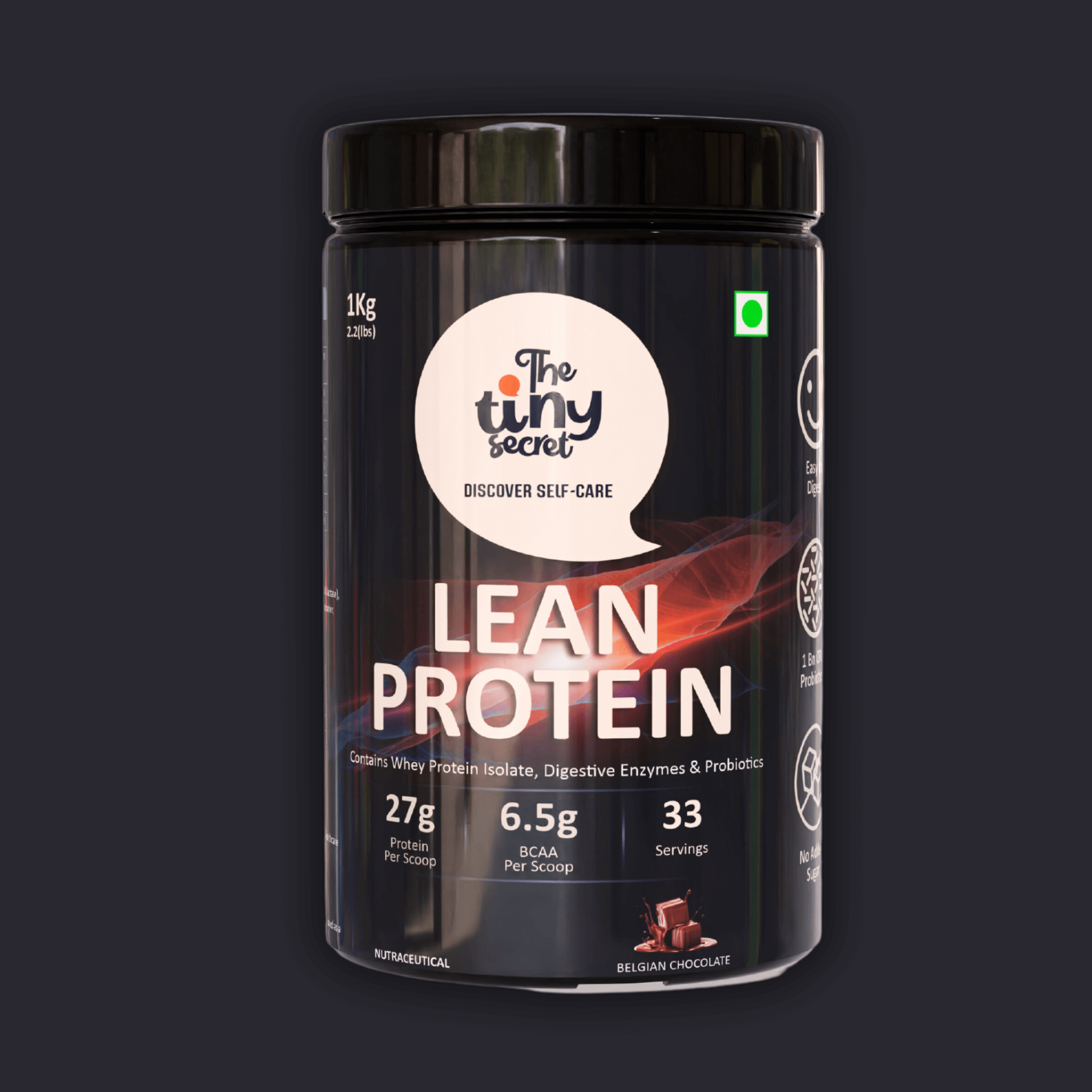 TTS Lean Protein: Lean Protein I 1 kg (33 servings) I Boost Muscle Gain