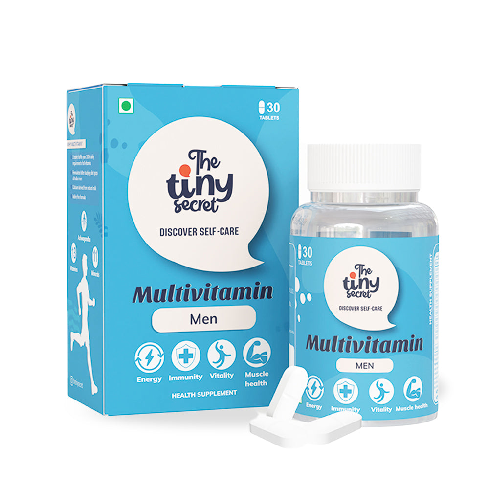 Multivitamin Tablets for Men | 30 Tablets | The Tiny Secret