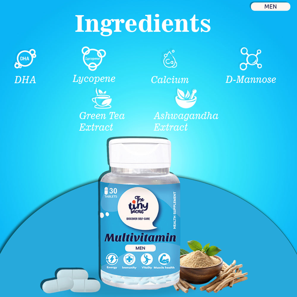 Multivitamin Tablets for Men | 30 Tablets | Pack of 1