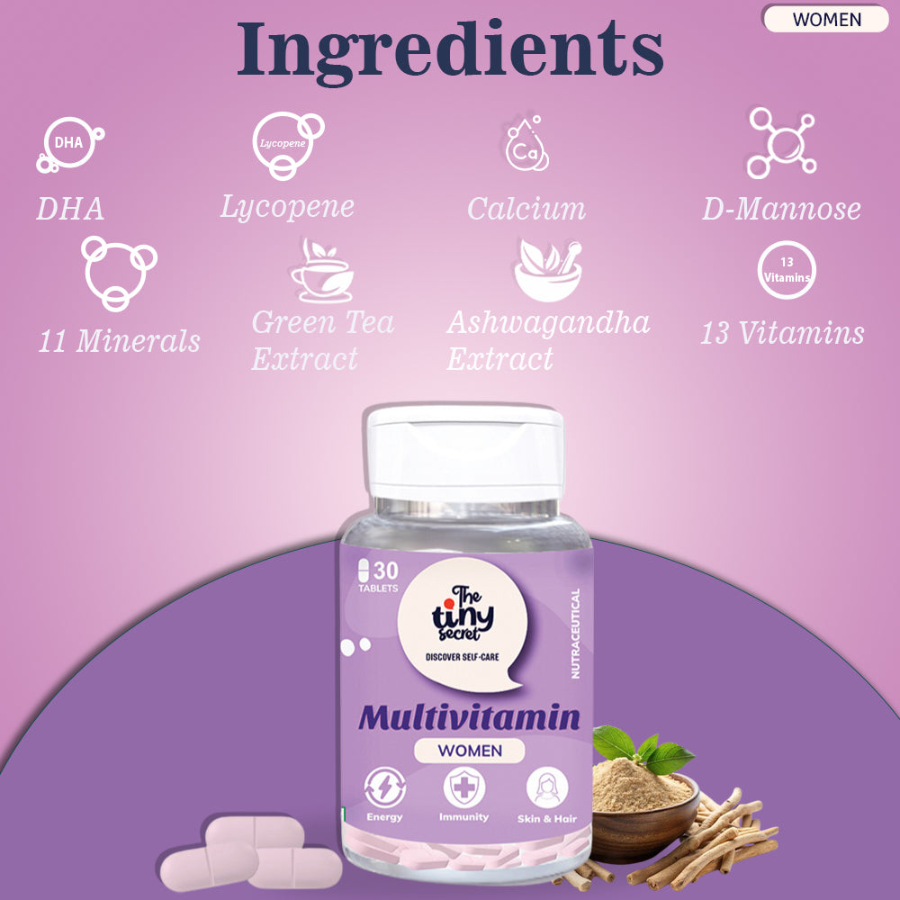 Multivitamin Tablets for Women | 30 Tablets | Pack of 1