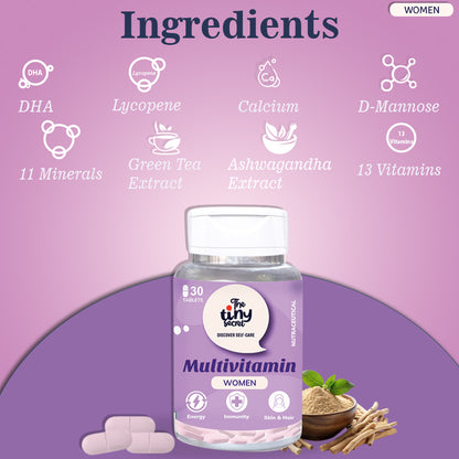 Multivitamin Tablets for Women | 30 Tablets | Pack of 1