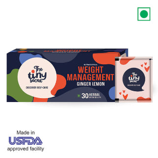 The tiny secret weight management brew, ginger lemon flavour brew 