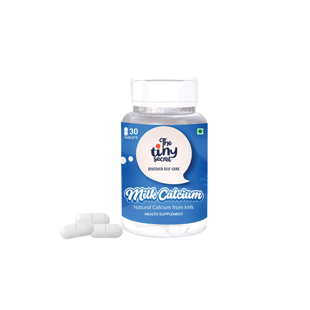 TTS Milk Calcium | Natural Milk Calcium Tablets | 30 Tablets | Bone, Joint &amp; Muscle Support